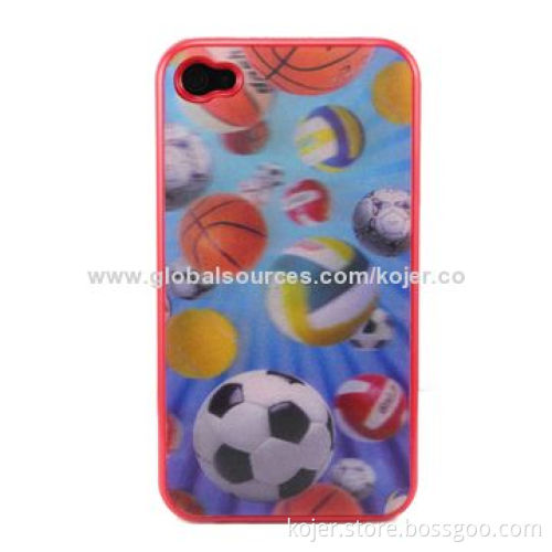 Mobile Phone Case for iPhone 4, Made of Plastic, Customized Designs Welcomed